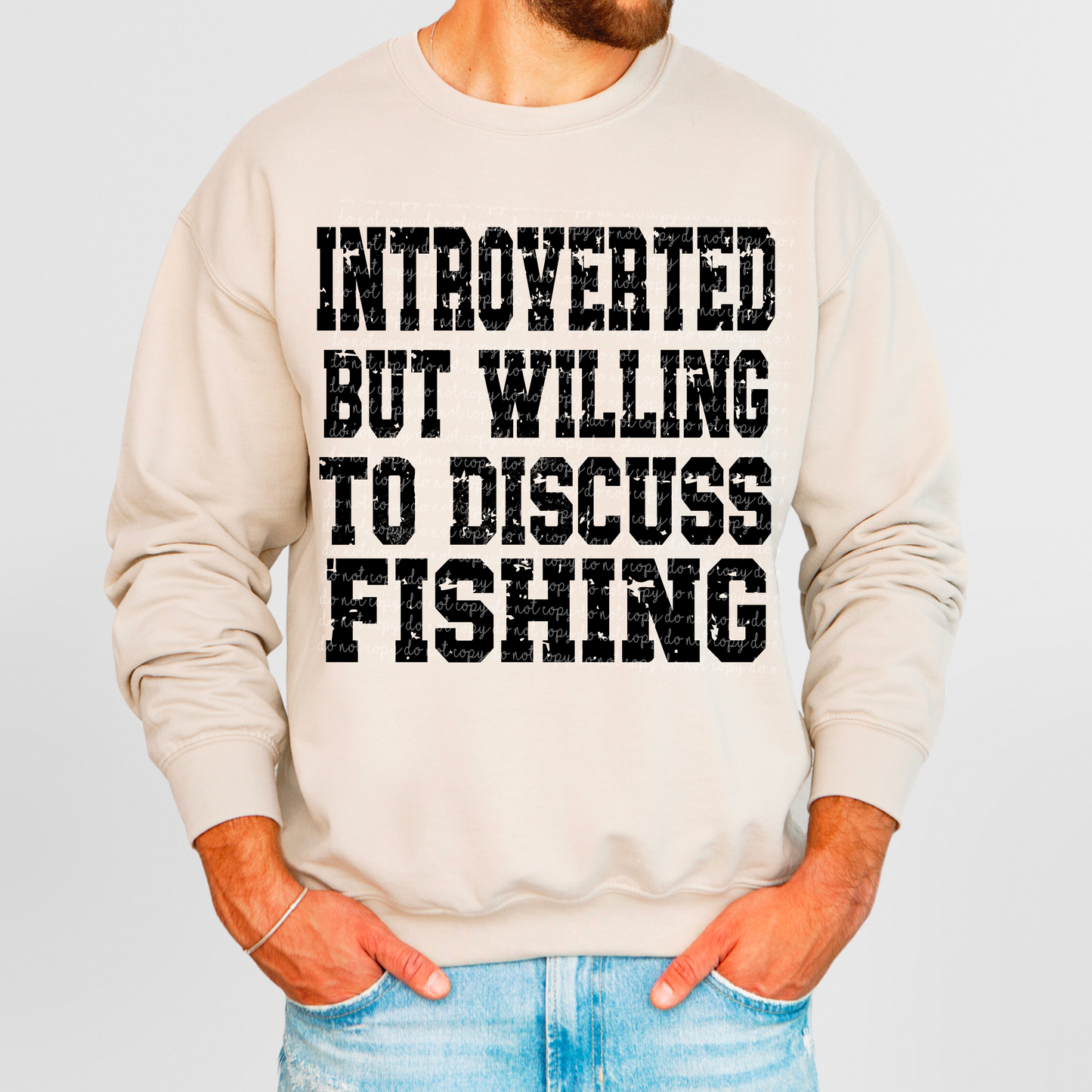 Introverted But Willing To Discuss Fishing PNG Digital Download