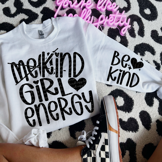 Kind Girl Energy/Be Kind PNG Digital Download