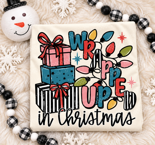 Wrapped up in Christmas | PNG | Digital Download