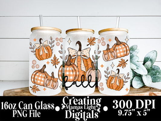 Fall Pumpkins 16 oz