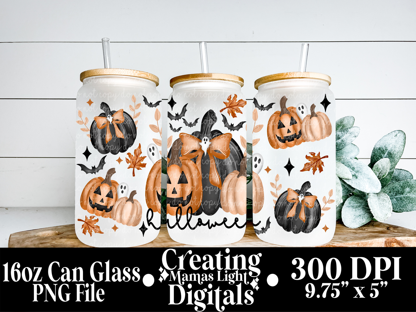 Halloween Pumpkins 16 oz