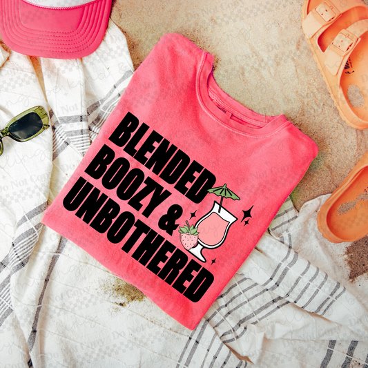 Blended Boozy & Unbothered | PNG | DIGITAL DOWNLOAD