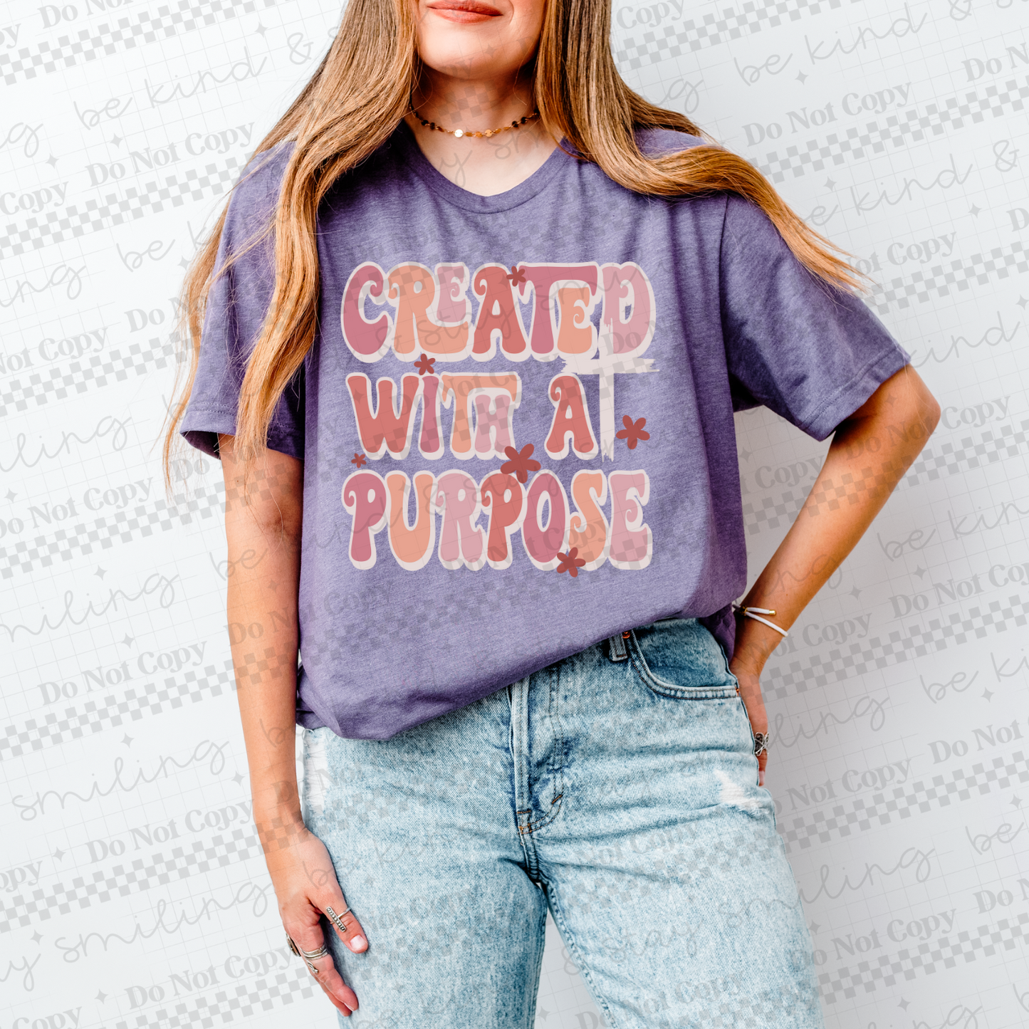 Created With A Purpose | PNG | DIGITAL DOWNLOAD