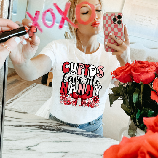 Cupids Favorite Nanny PNG Digital Download