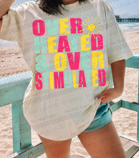 Overheated & Overstimulated | PNG | DIGITAL DOWNLOAD