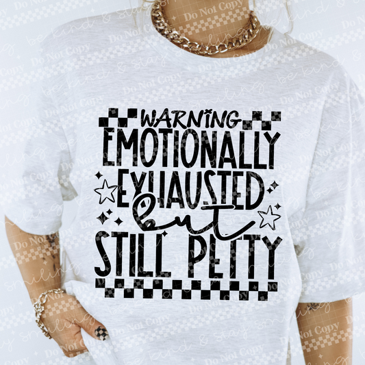 Emotionally Exhausted | PNG | DIGITAL DOWNLOAD