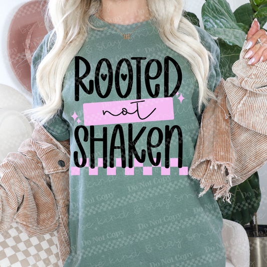 Rooted Not Shaken | PNG | DIGITAL DOWNLOAD