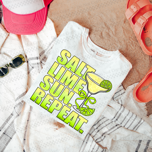 Salt Lime Sun Repeat | PNG | DIGITAL DOWNLOAD