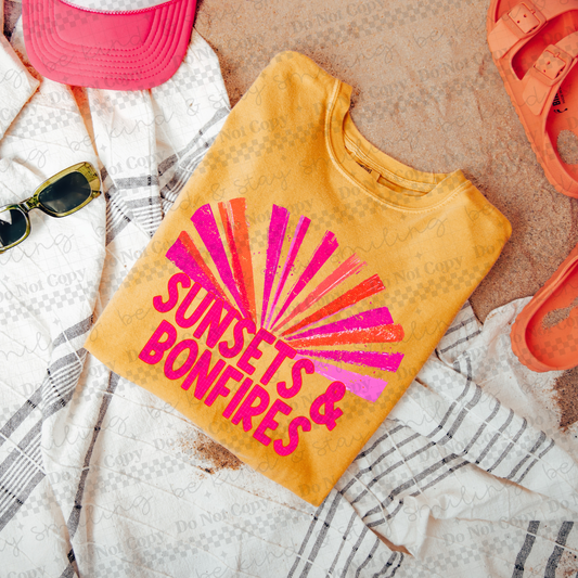 Sunsets And Bonfires | PNG | DIGITAL DOWNLOAD