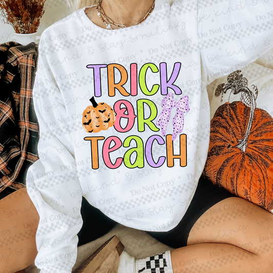 Trick Or Teach | PNG | DIGITAL DOWNLOAD