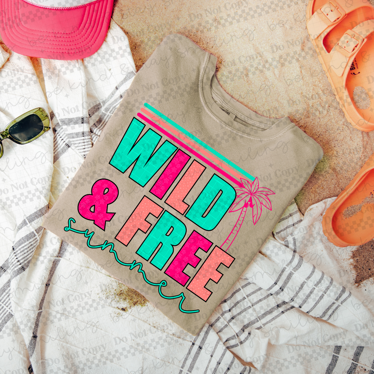 Wild And Free Summer | PNG | DIGITAL DOWNLOAD